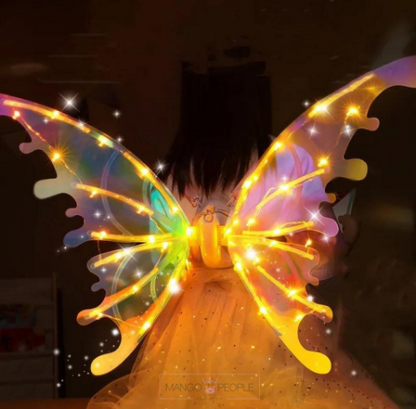 Big Size Electric Butterfly Fairy Wings With Music and Lights