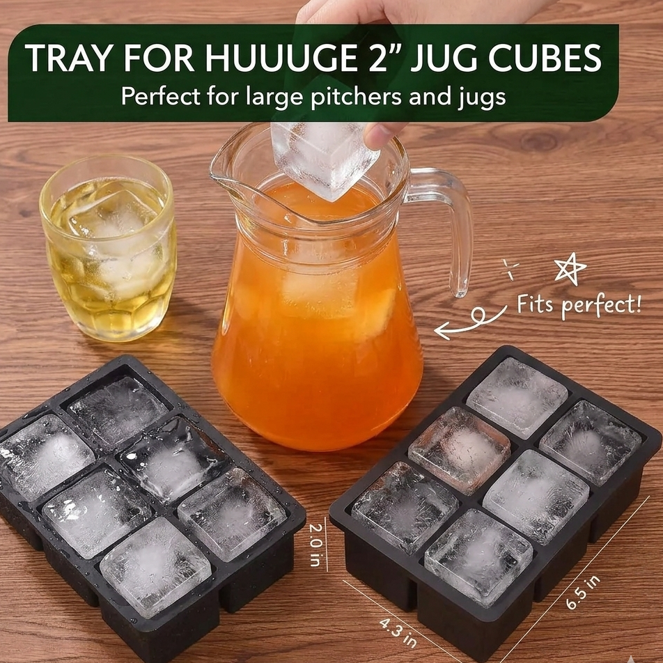Big size Jug Ice Cubes Silicon Tray