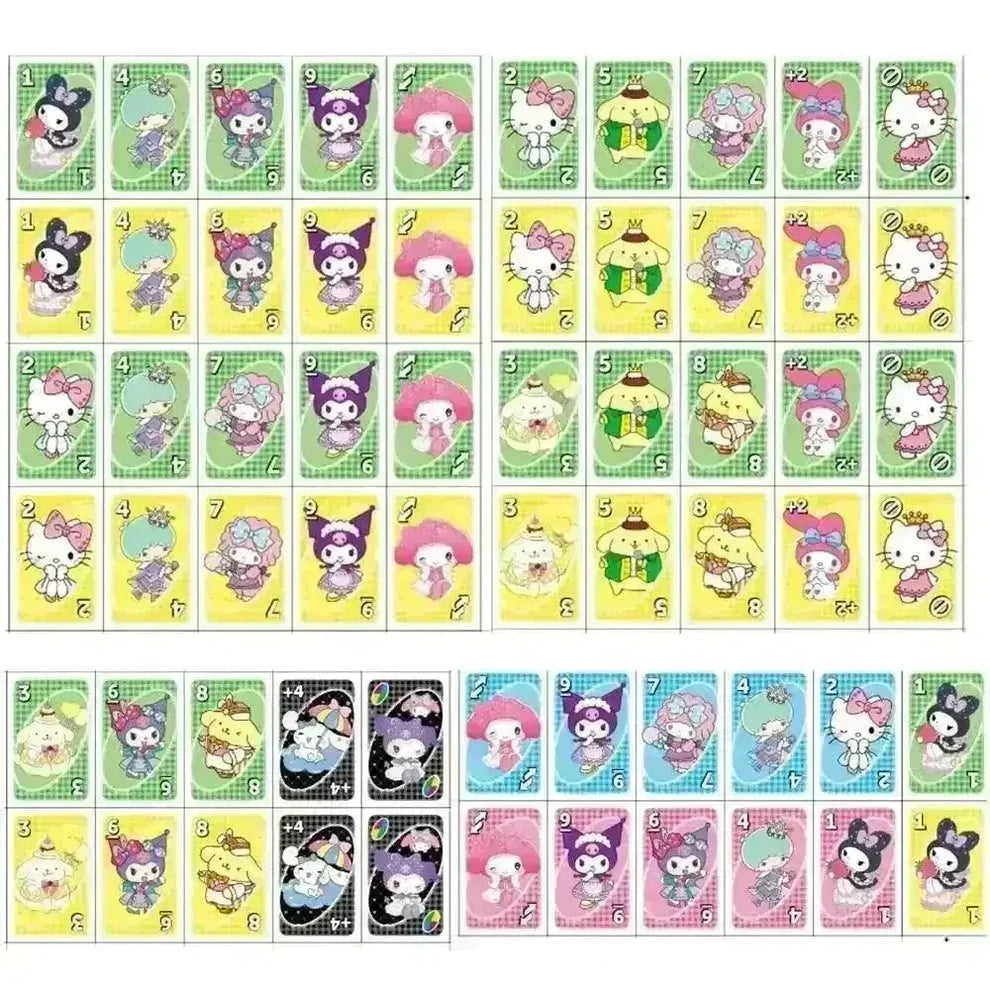 Sanrio UNO Cards Game | 2 - 10 Players