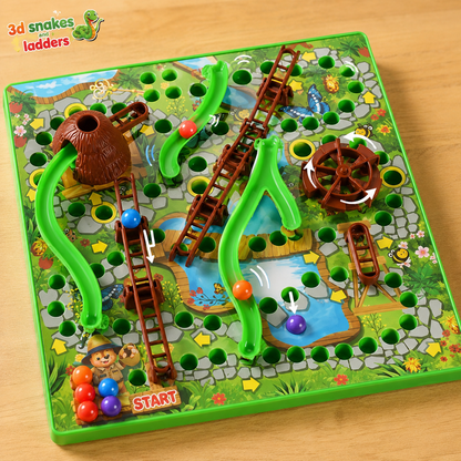 3D Snakes and Ladders