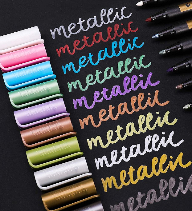 Metallic Markers Pack Of 8