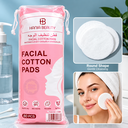80 Pcs Makeup and Nailpolish Remover Cotton Pads