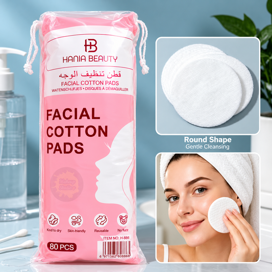 80 Pcs Makeup and Nailpolish Remover Cotton Pads