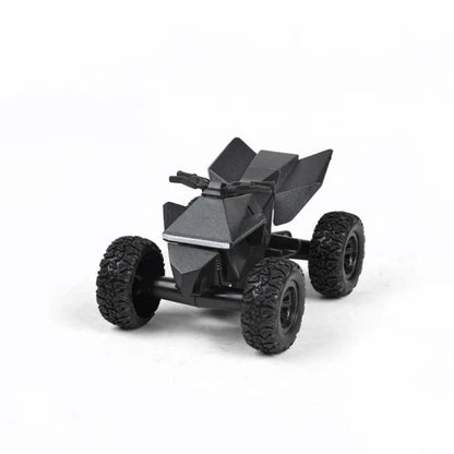 2 in 1 Pull Back Quad Bike and Tesla Cyber Truck Car With Lights and Sound