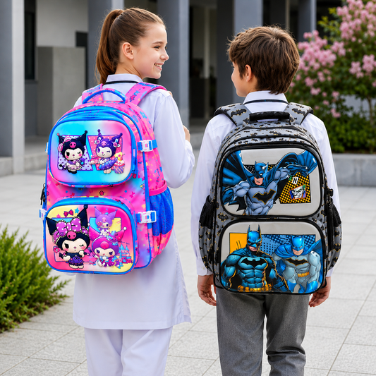 Magic Detachable Pouches 3-Piece School Bag – Premium Quality