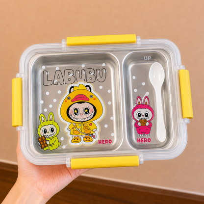 Labubu Big Size Stainless Steel Bento Lunch Box