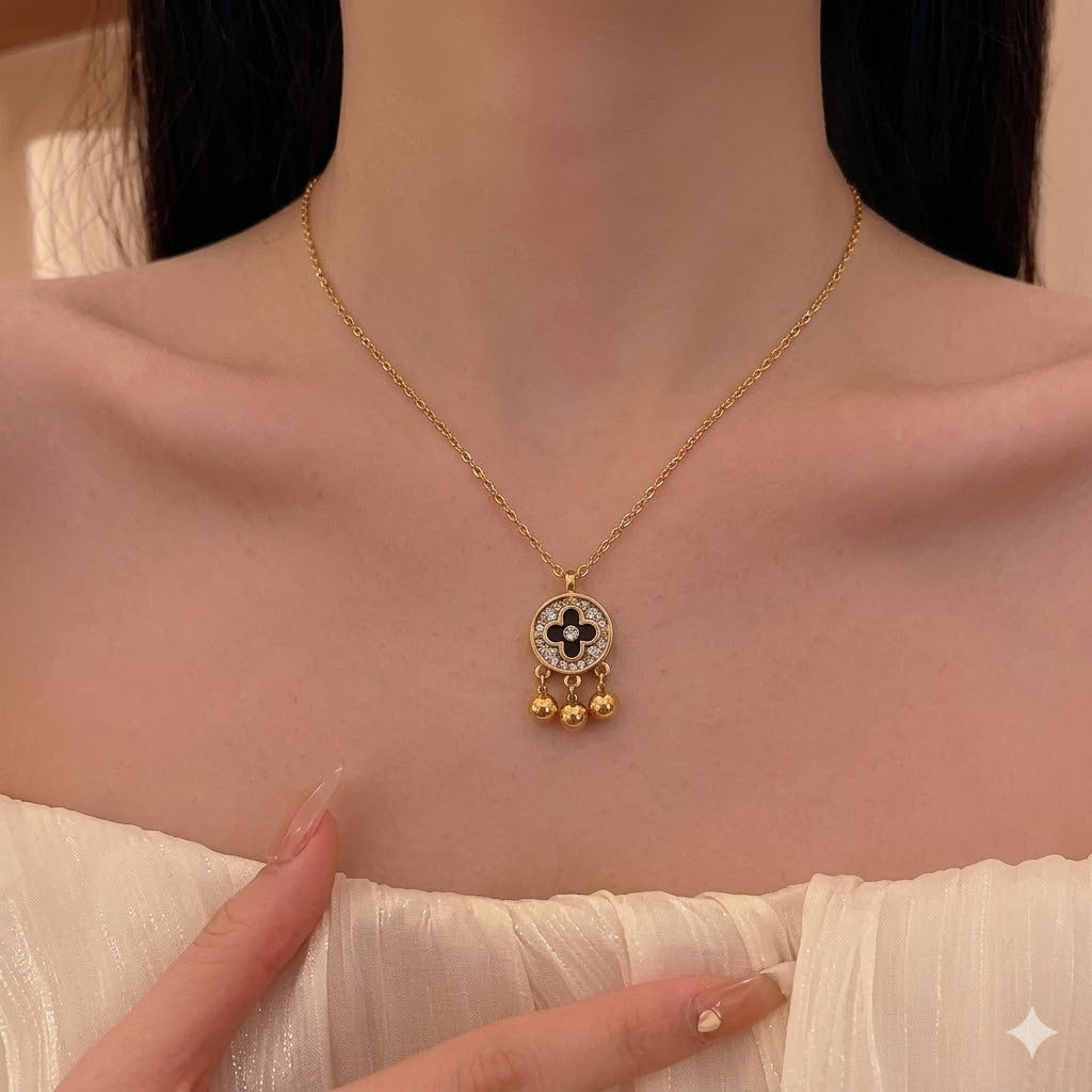 Delicate Clover Stainless Steel Necklace