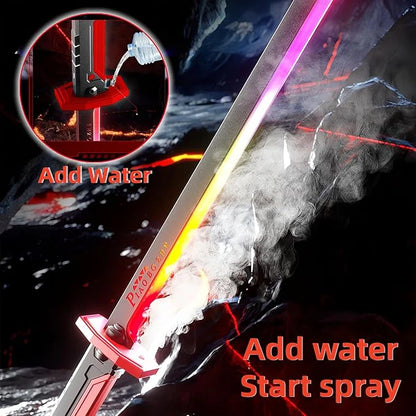 Sparkblade LED Sword with Smoke & Spark Effects – 7-Color Light Katana with Sound FX | Anime Cosplay Prop