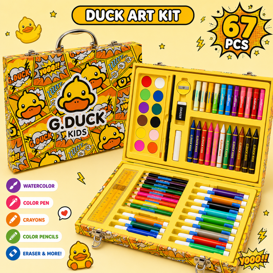 Duck Wooden Colouring Art Kit | Crayon | Color | Marker