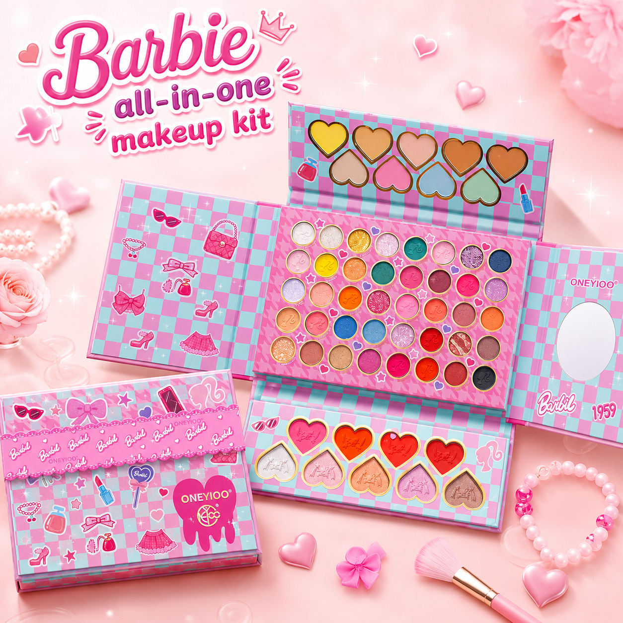 Barbie All In One Folding Makeup Kit | Palette