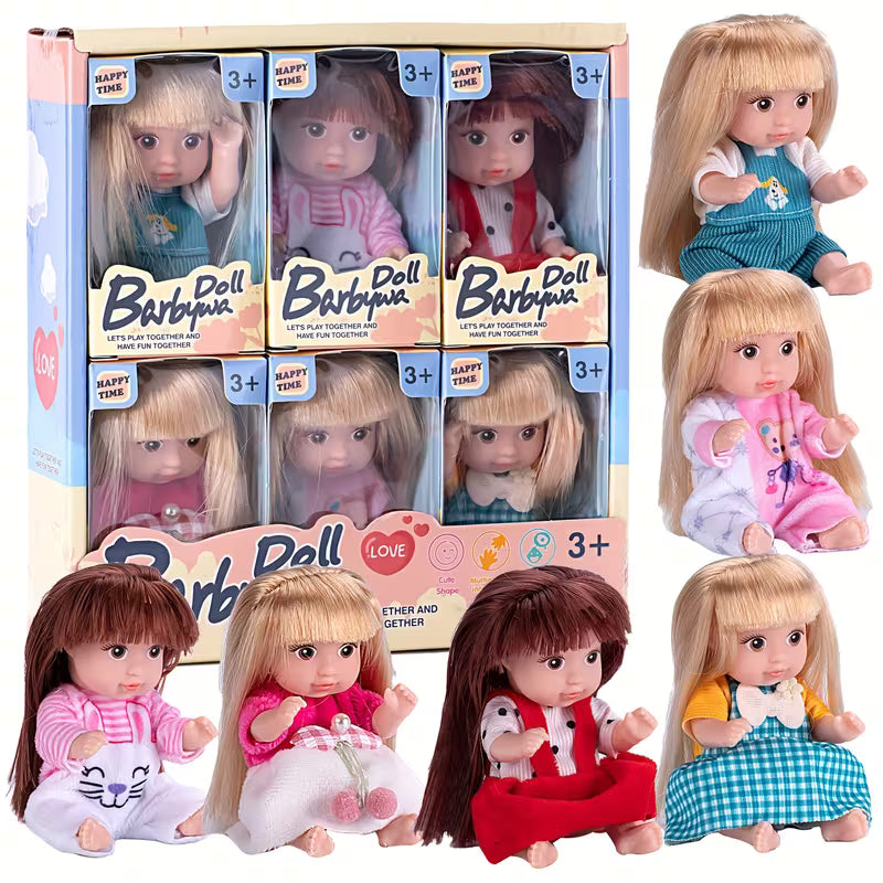 Long Hair Mini Baby Dolls