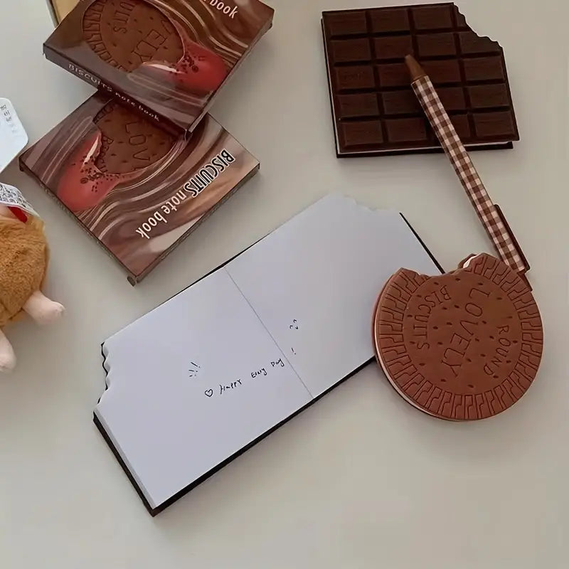 Scented Chocolate Biscuit Notepad