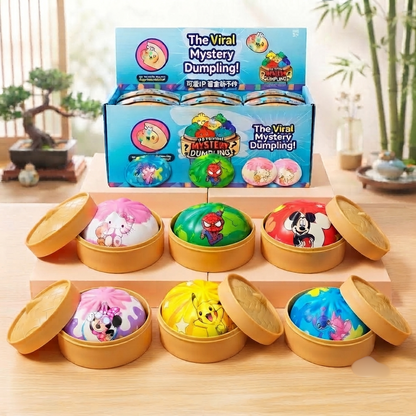 Viral Stress-Relieving Character Momo Dumpling Surprise Squishy Toy
