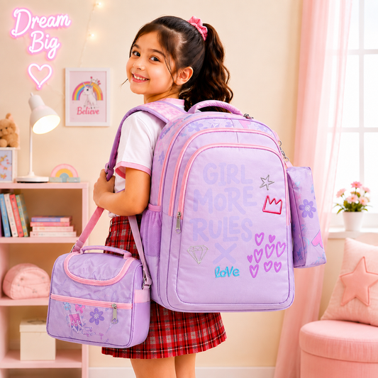 Kawaii 3 Pc School Bag