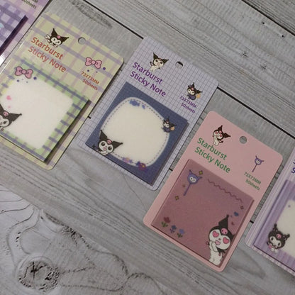 Kuromi Transparent Sticky Notes