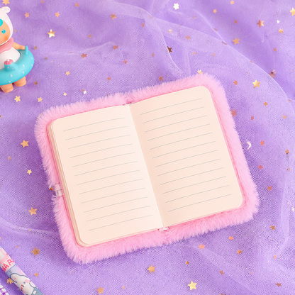 Fruits Mini Fur Diary Notebook