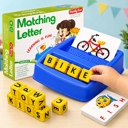 Matching Letter Educational Learning Game Toy