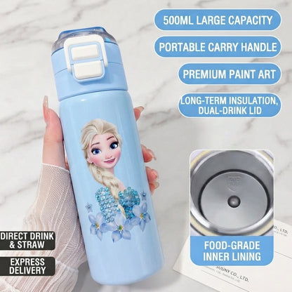 Frozen Elsa bedazzleStainless Steel water bottle