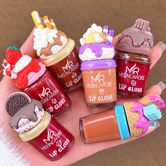 Dessert Cupcake and Ice cream Scented Lip Gloss