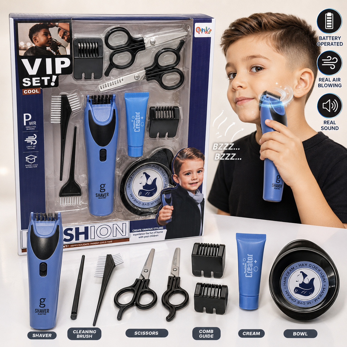 Little Barber Shop Pretend Play Set