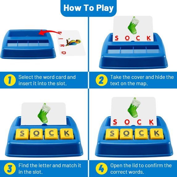 Matching Letter Educational Learning Game Toy