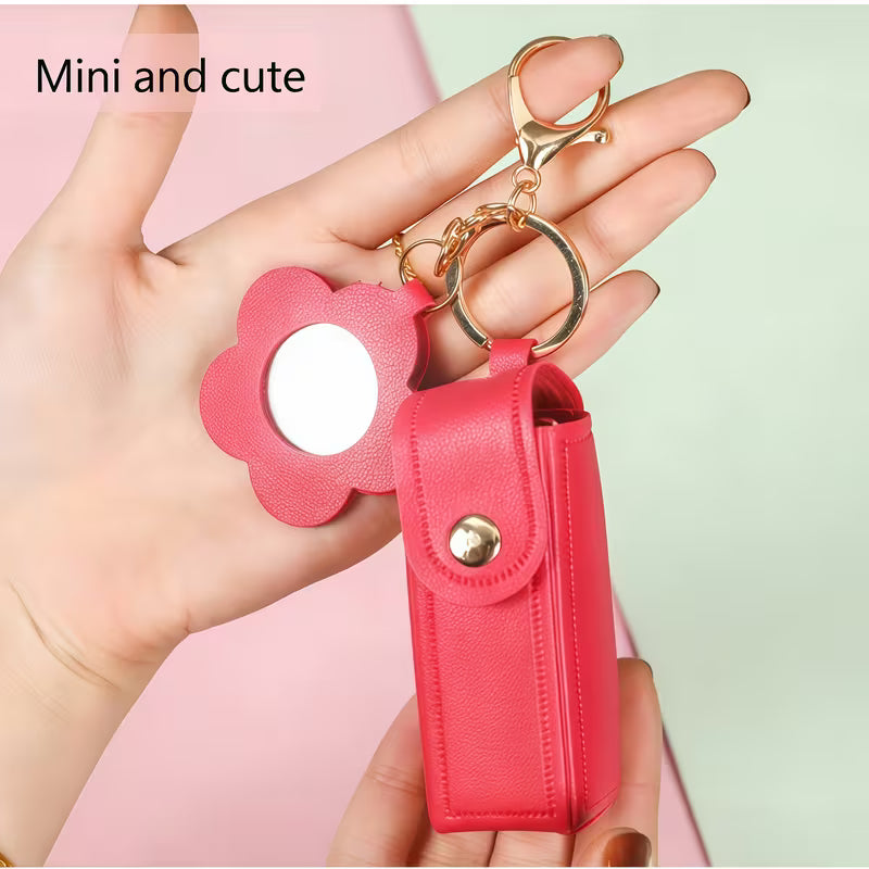 Lipstick Pouch Bag Keychain