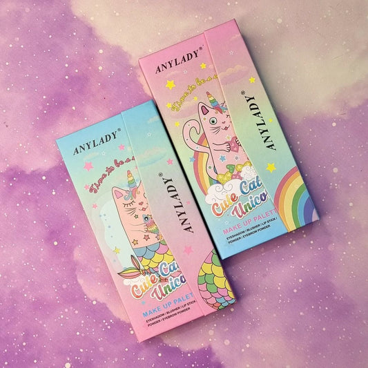 Anylady Cute Cat Unicorn All In One Makeup Palette