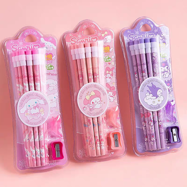 Sanrio HB Pencils Set