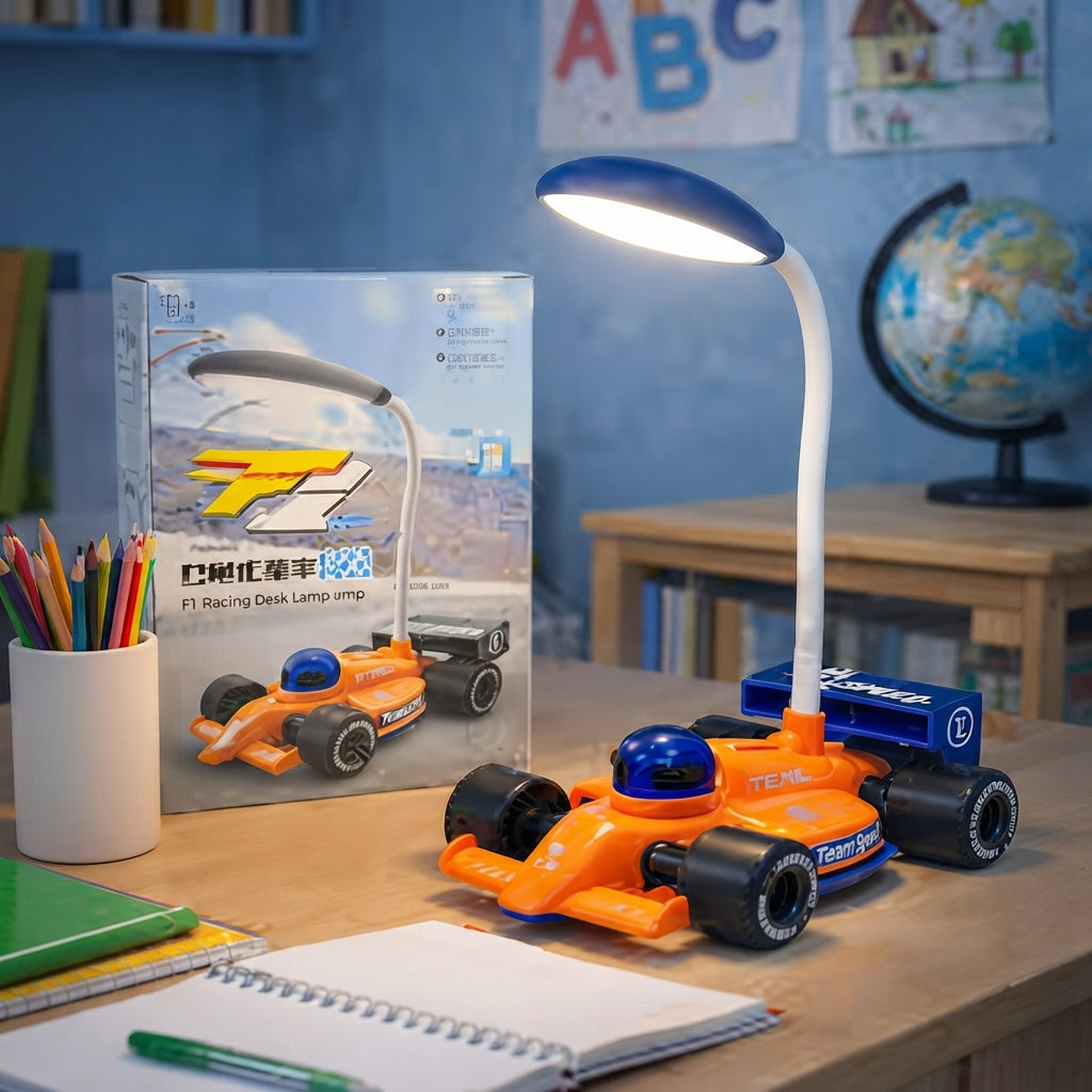 Kuromi and Boys F1 Car Study Lamps
