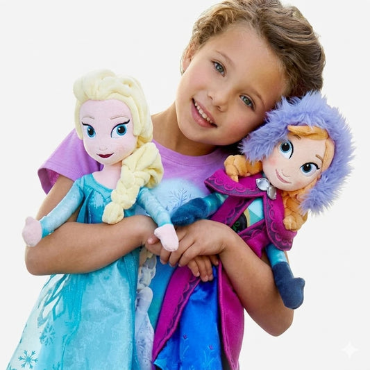 Anna Elsa Frozen Stuff Toy | 15 Inches Long
