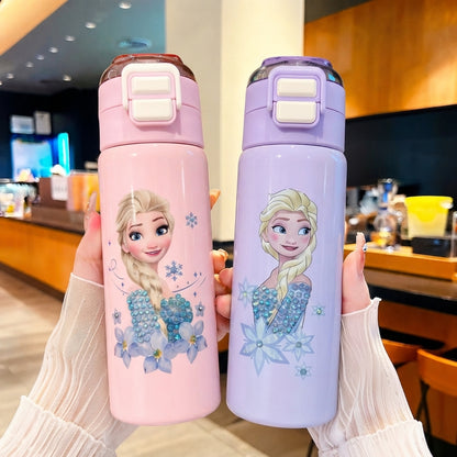 Frozen Elsa bedazzleStainless Steel water bottle