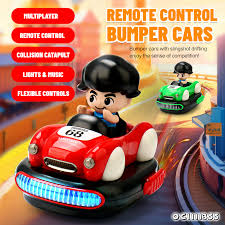Two Player Remote Control Bumper Cars With Lights