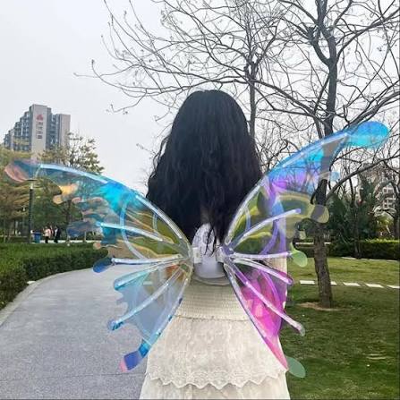 Big Size Electric Butterfly Fairy Wings With Music and Lights
