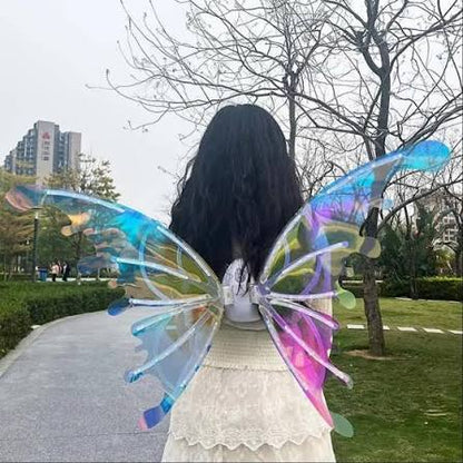 Big Size Electric Butterfly Fairy Wings With Music and Lights