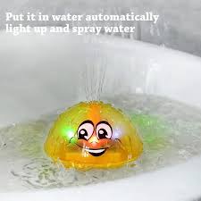 2 in 1 Water Fountain Spray + Moving Car With Lights & Sound | Bath Toy With Car