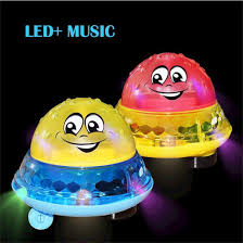 2 in 1 Water Fountain Spray + Moving Car With Lights & Sound | Bath Toy With Car