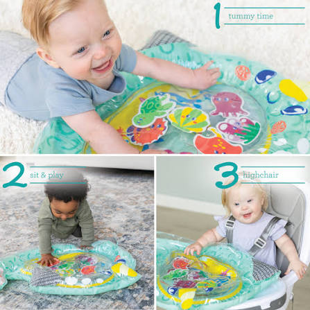Fish Tummy Time Water Play Mat | Splash Pad