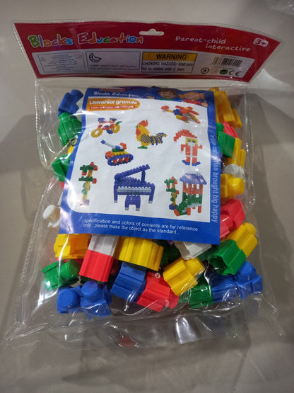 Colorful Interlocking Educational Blocks