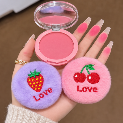 Strawberry and Cherry Fur Blush On