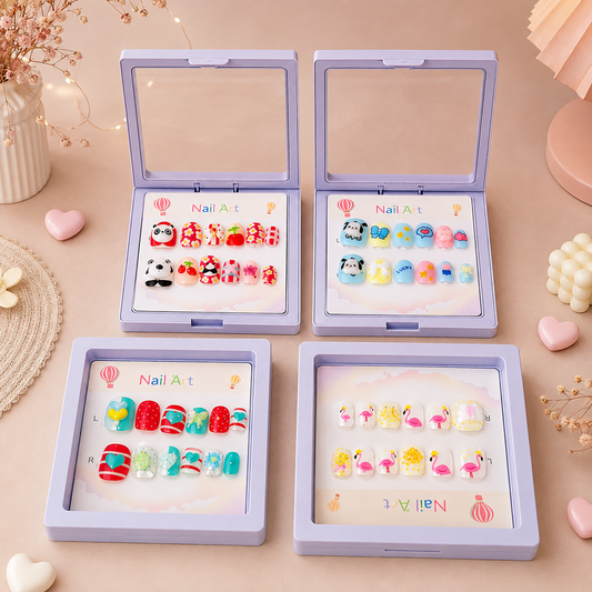 Kids 3D Nails With sticker Sheets
