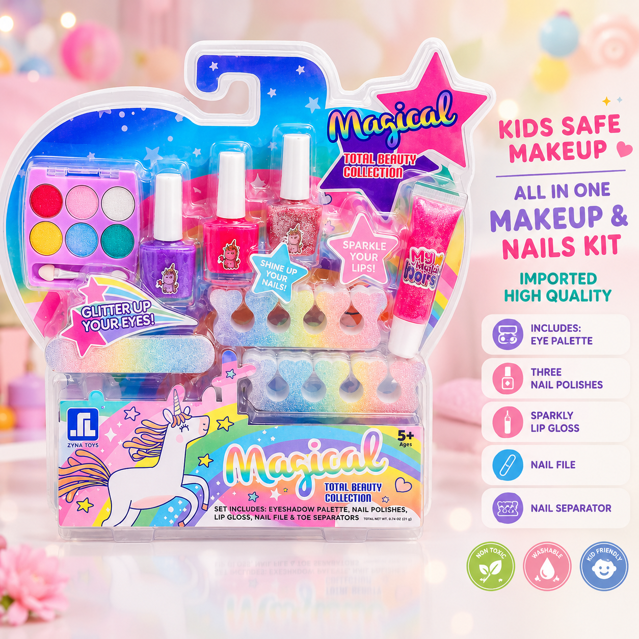 Magical Unicorn Kids Makeup Kit
