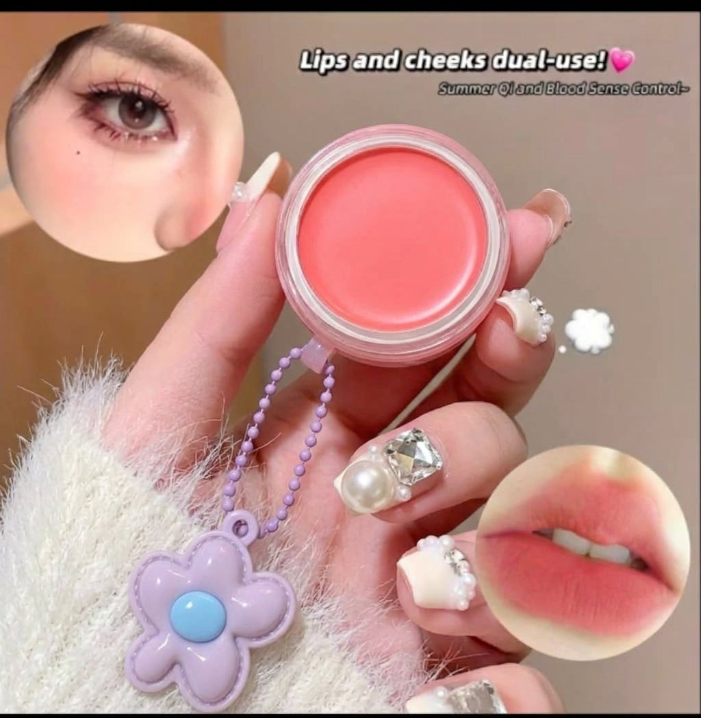 Korean 2 in 1 Cream Lip Cheek Blush and Highlighter For Korean glass Skin