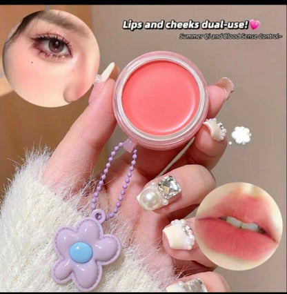 Korean 2 in 1 Cream Lip Cheek Blush and Highlighter For Korean glass Skin