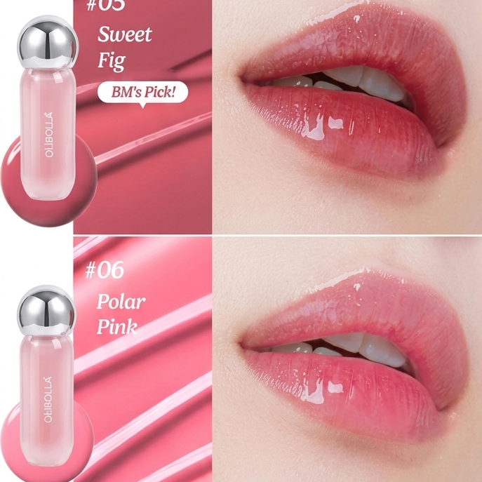 Korean Glass Transfer-Proof Lip Tint Gloss