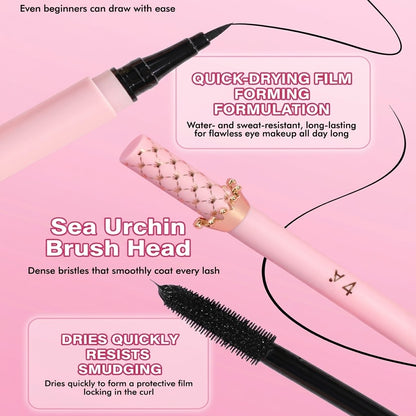 Korean Royal Princess Pen Eyeliner & Mascara Combo