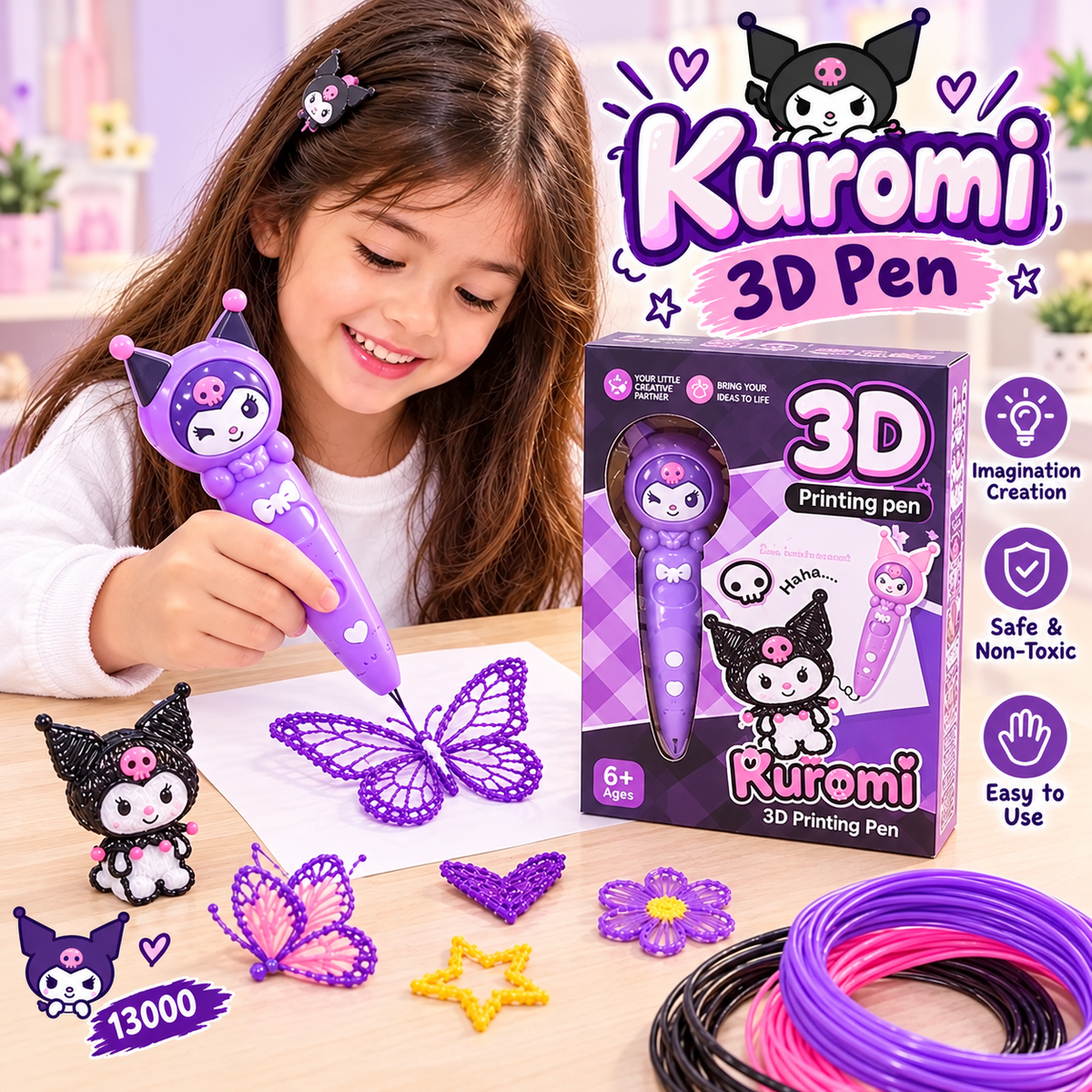 Kuromi 3D Pen