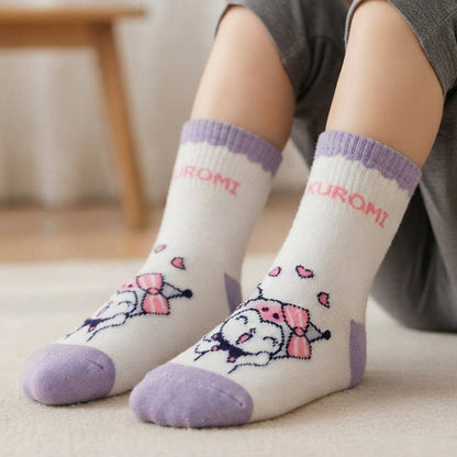 Kuromi Towel Kids Socks