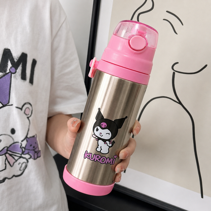 Premium Kuromi Edition Steel Water Bottle