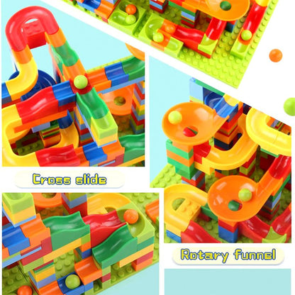 Marble Run Race Track 176 Pcs Building Blocks