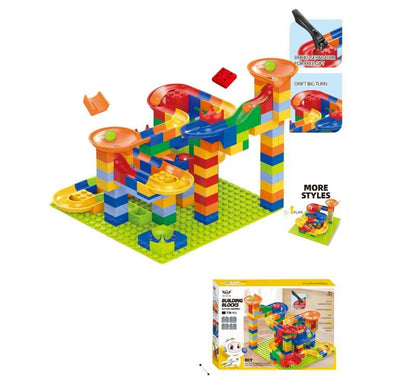 Marble Run Race Track 176 Pcs Building Blocks